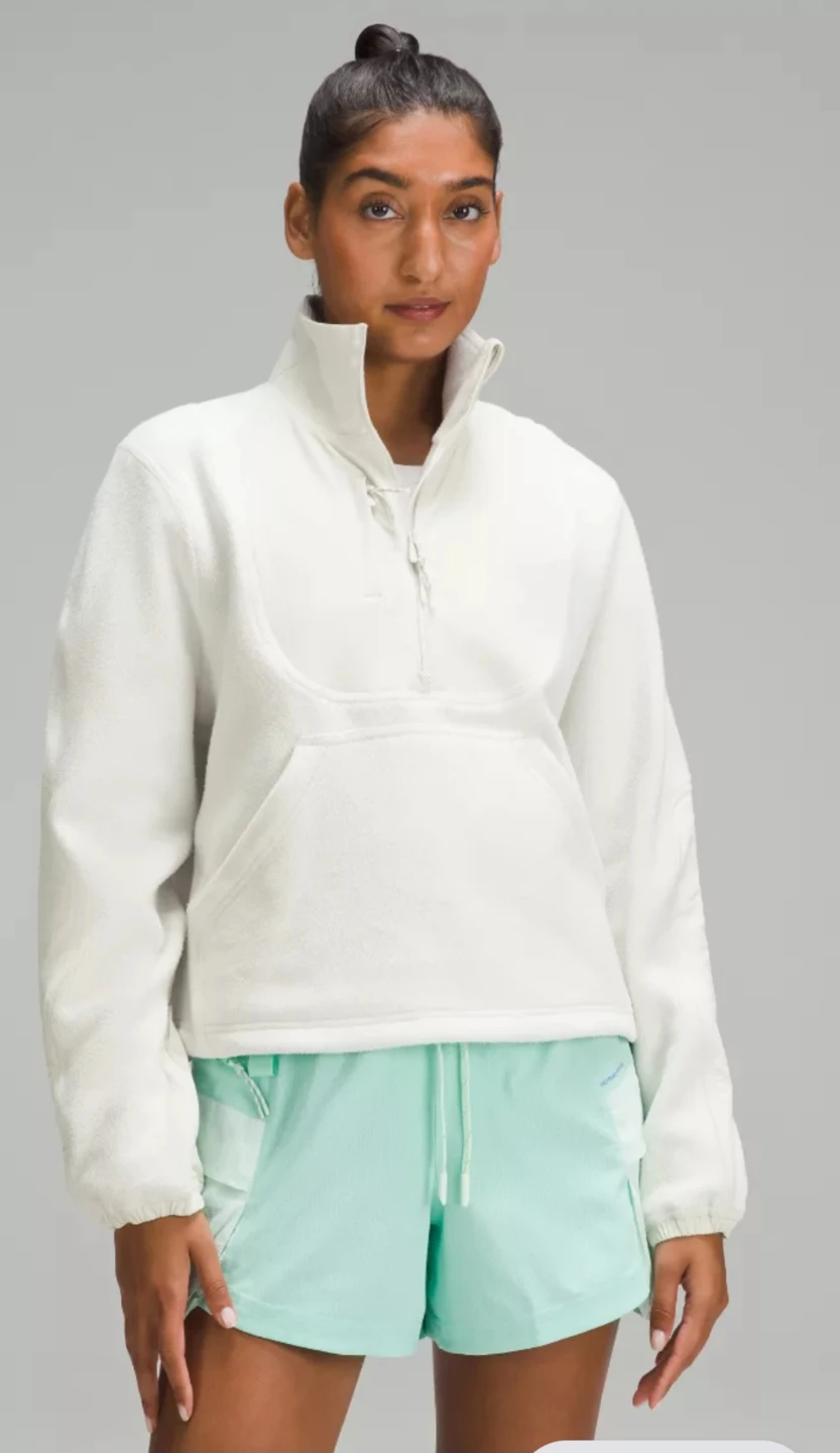 Lululemon Fleece Half-Zip Pullover -size 8 - photo 2