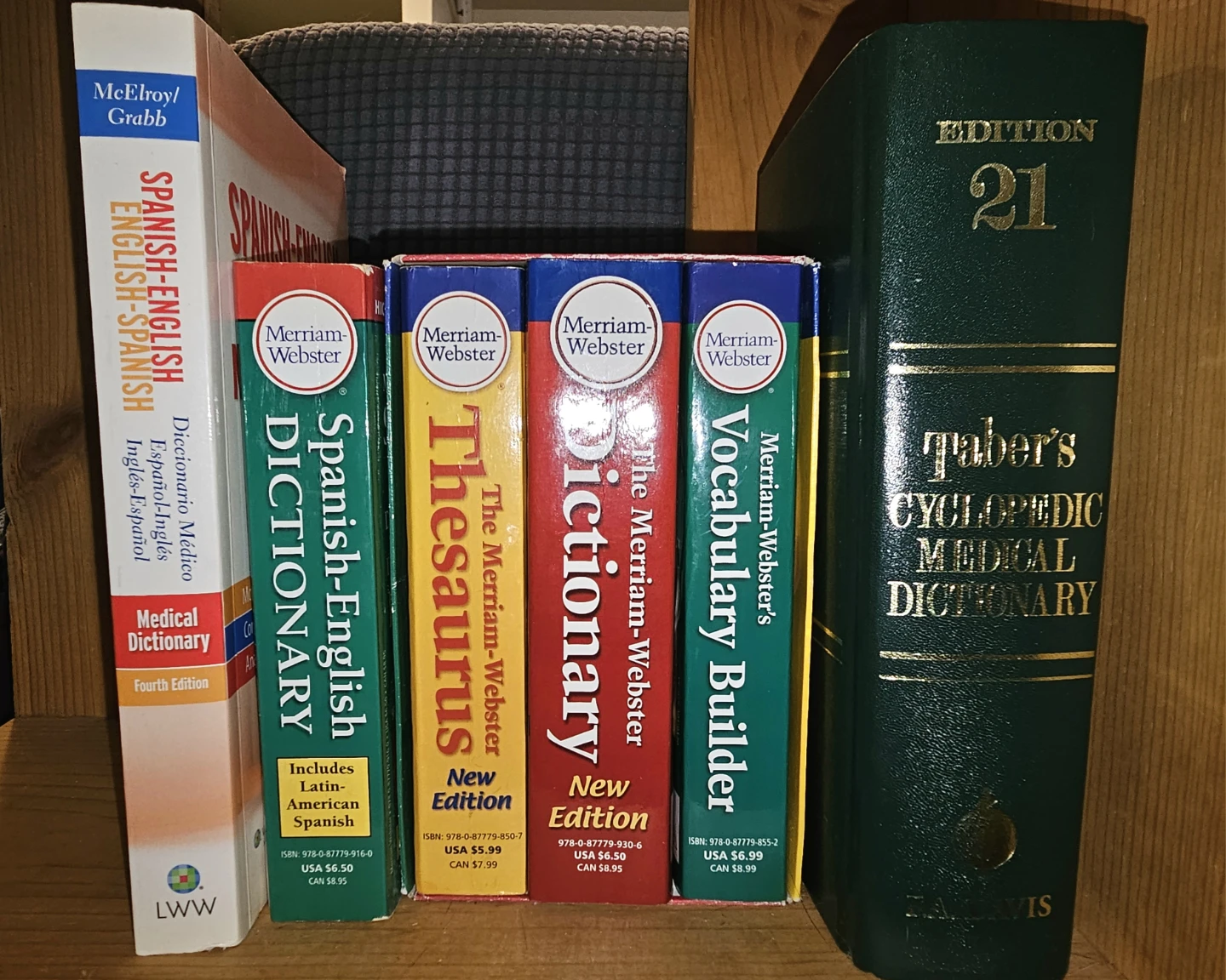 MW set and Medical Dictionaries (Includes English and Spanish)