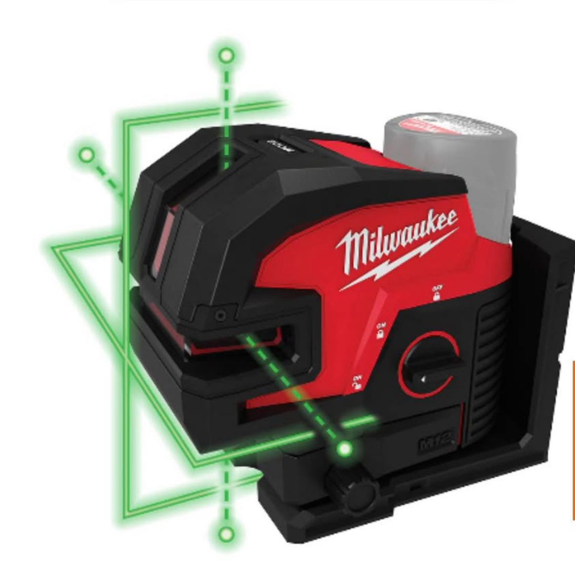 Milwaukee Tool Set- M18 FUEL Drill + M12 Laser + Dual Charger - photo 3