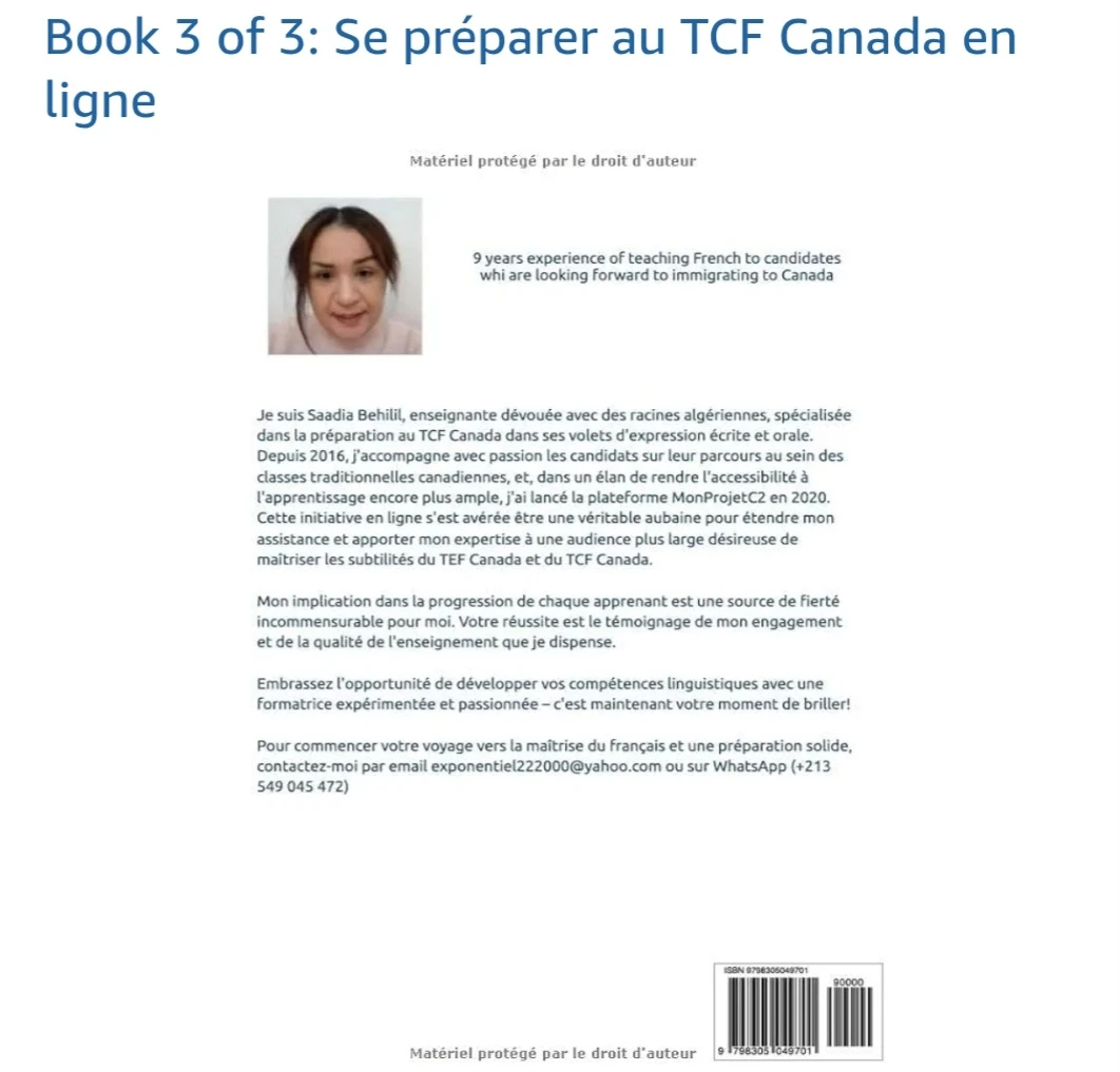 TCF Canada - La solution de 60 French edition - photo 2