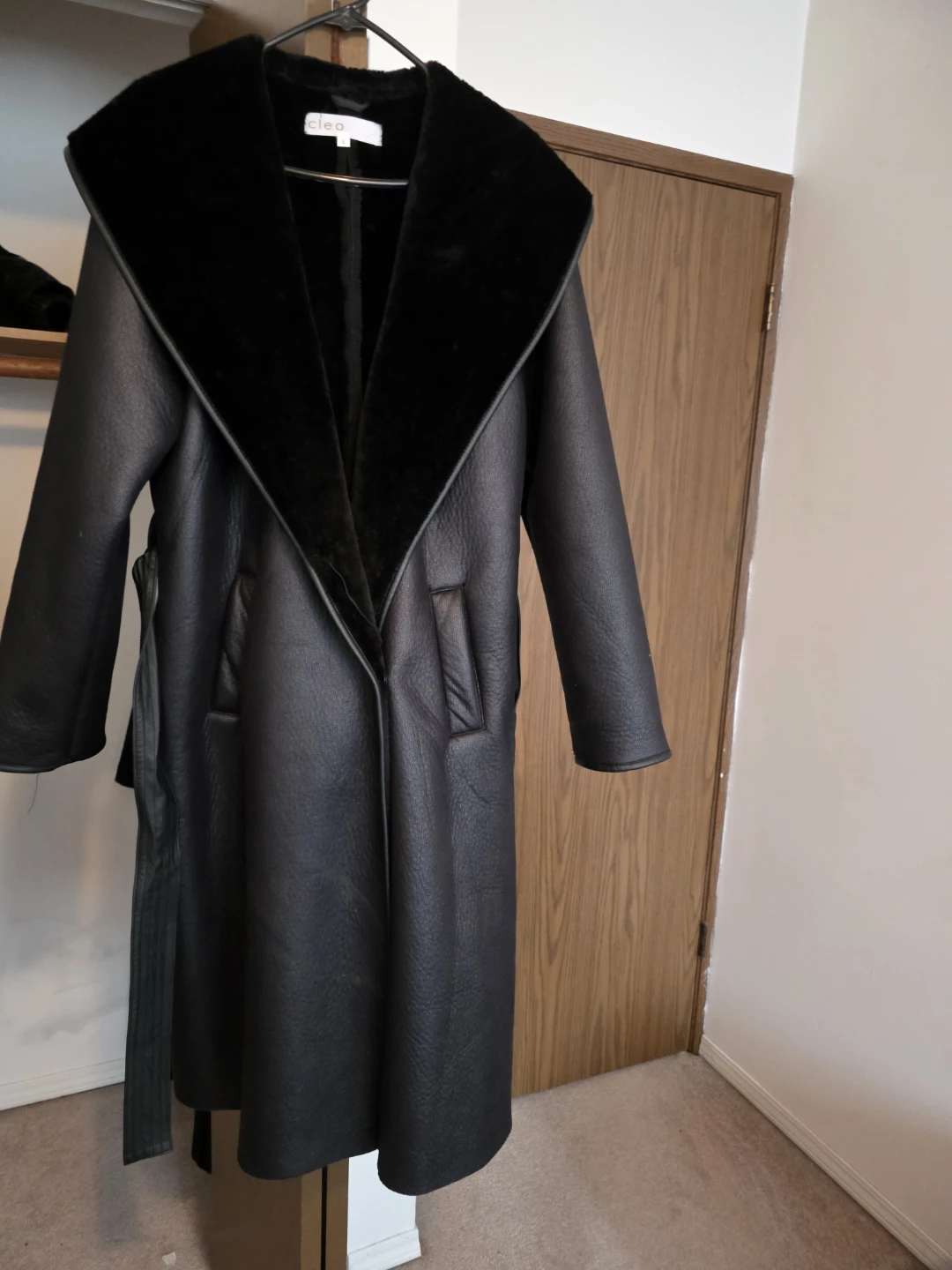 Women Long Black Coat - photo 2