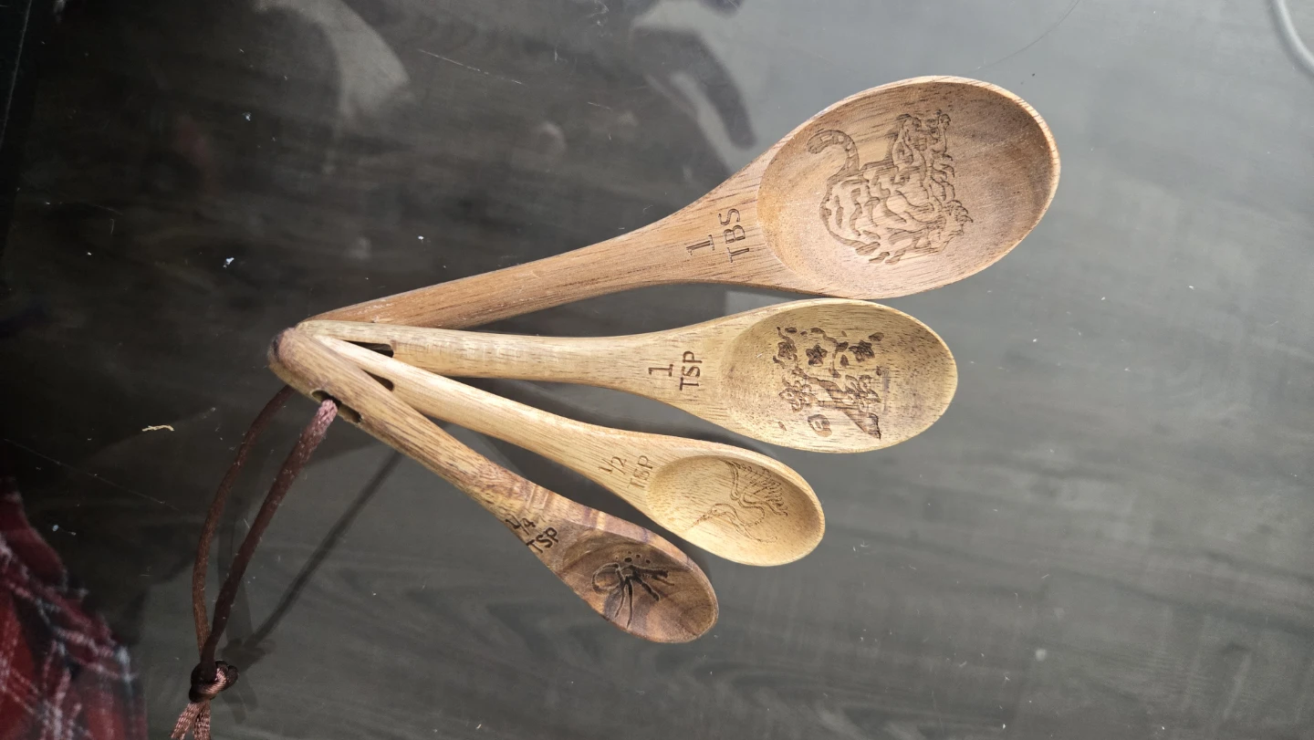 Wooden Measuring Spoons Set