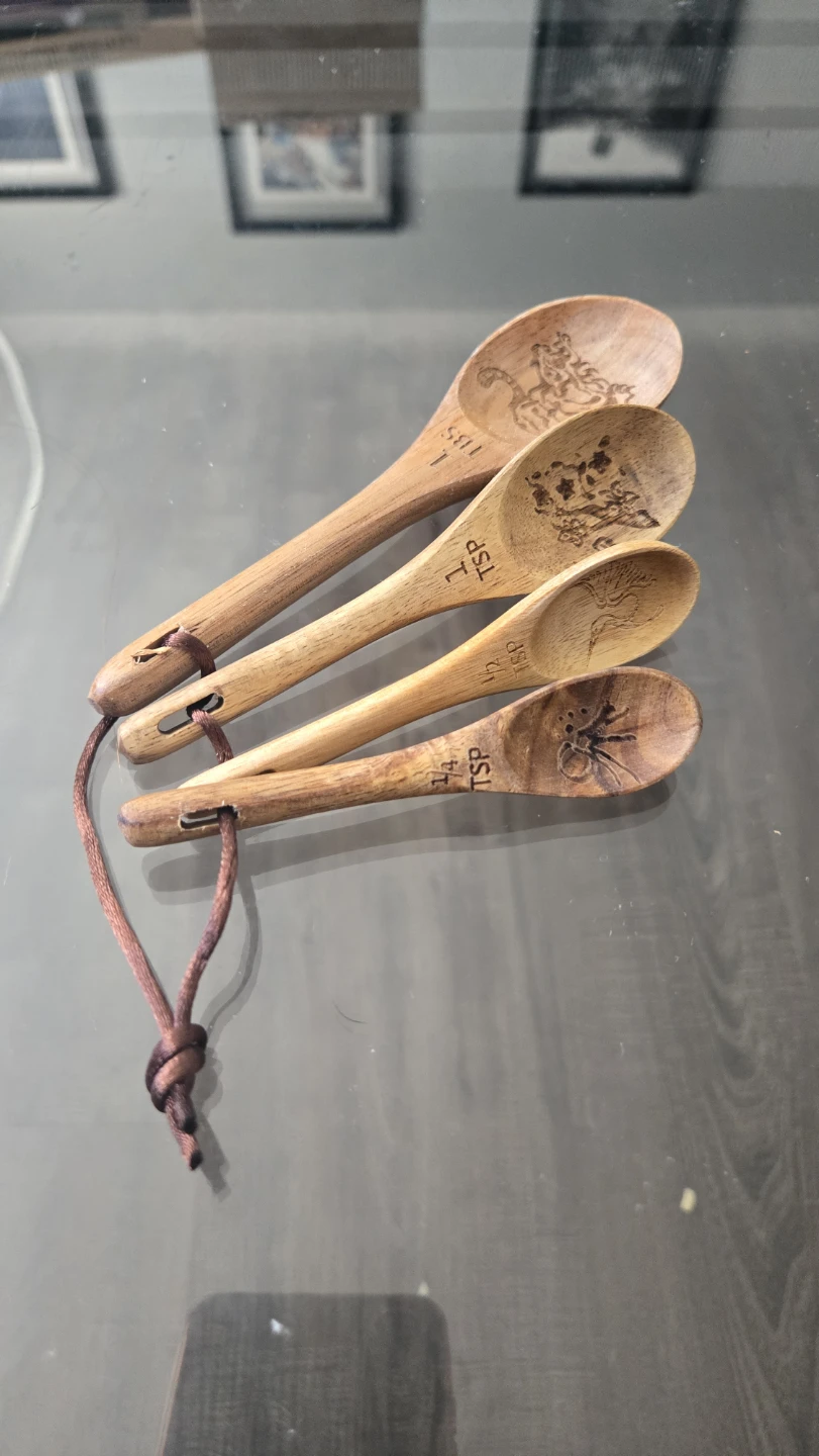 Wooden Measuring Spoons Set - photo 2