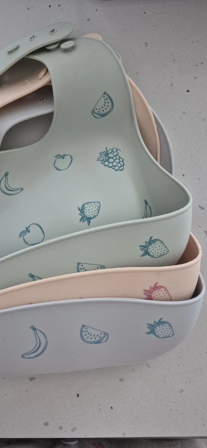 Silicone Baby Bibs - Fruit Set - photo 2