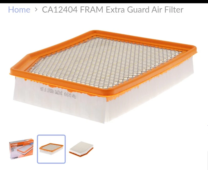 FRAM Extra Guard CA12404 Air Filter - photo 3
