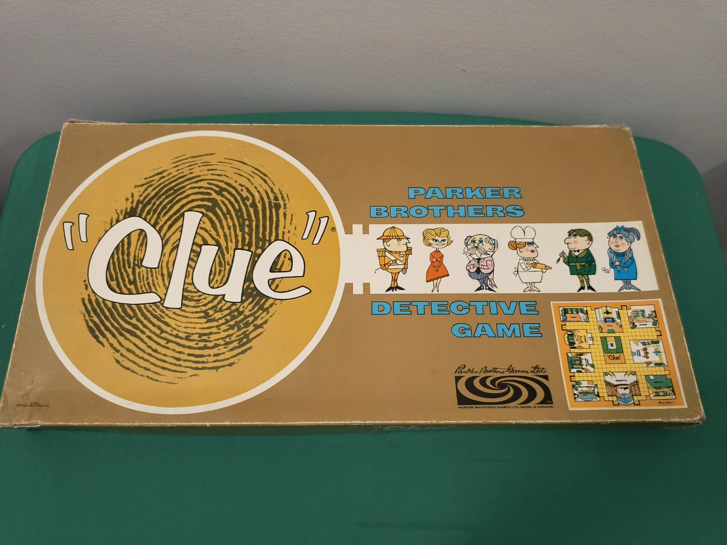 Parker Brothers Clue Detective Game