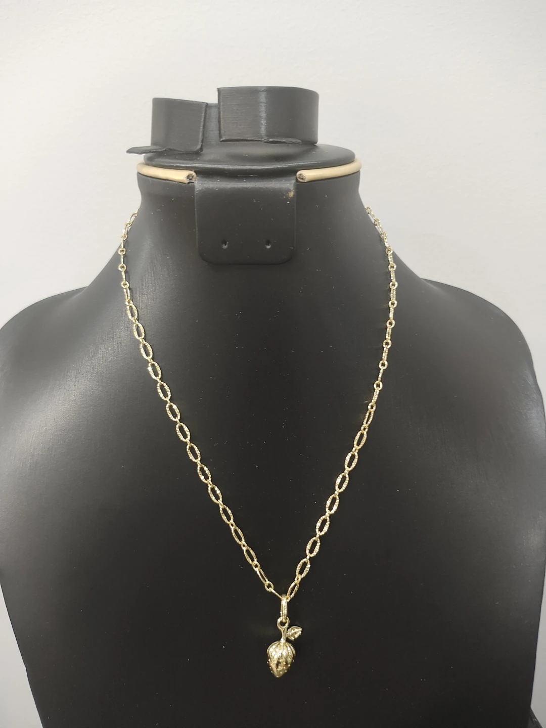 Gold Tone Teddy Bear Necklace and Earrings Set - photo 4