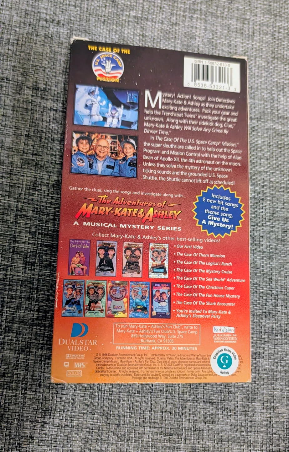 Mary-Kate & Ashley: The Case of the Space Camp VHS - photo 2