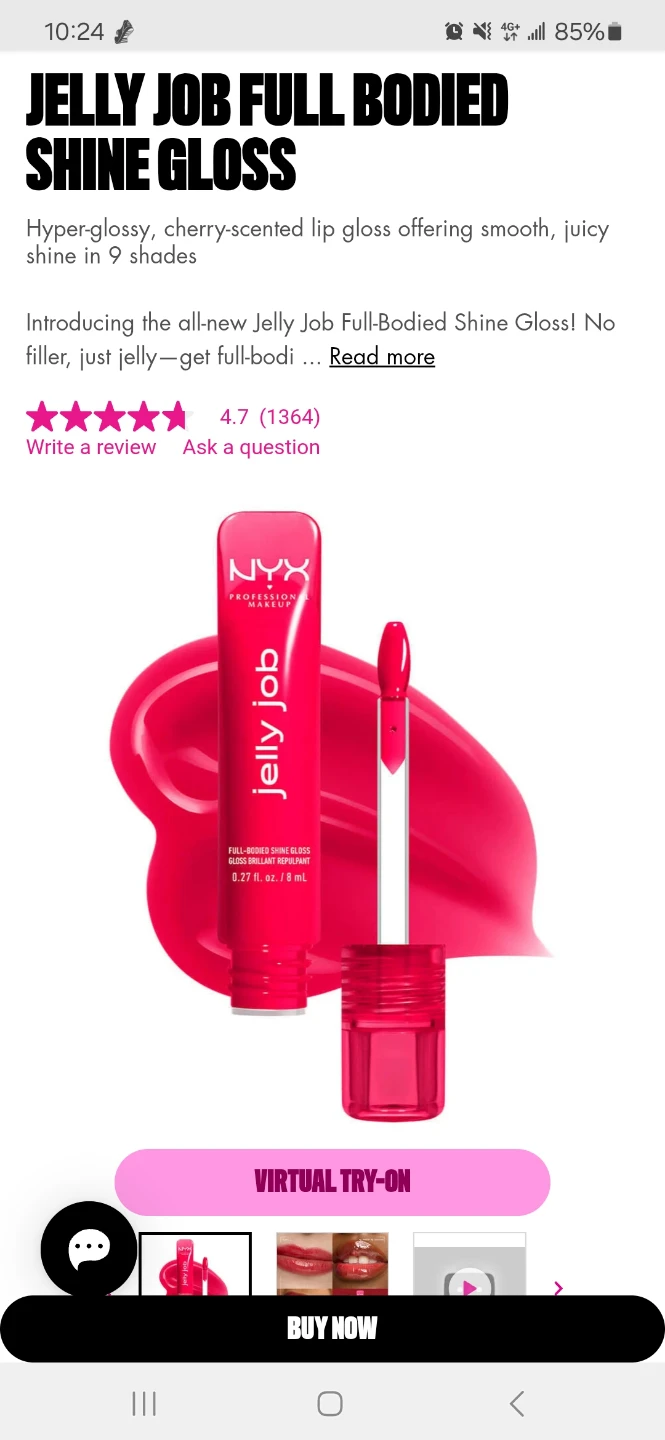 ‎NYX Jelly Job Full Bodied Shine Lip Glosses (Brand New) - photo 3