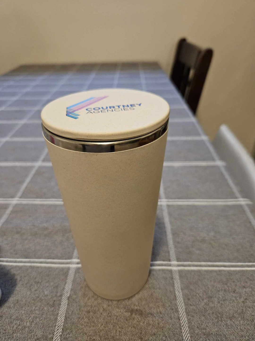 Courtney Agencies Travel Mug 🧡