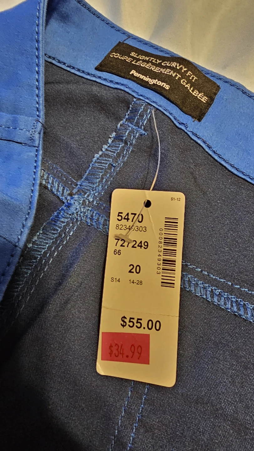 Penningtons Blue Pants - Size 20 - photo 3