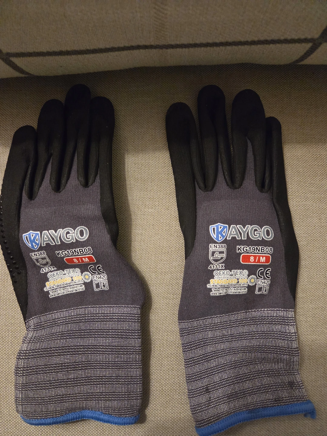 AYGO Work Gloves Size 8/M
