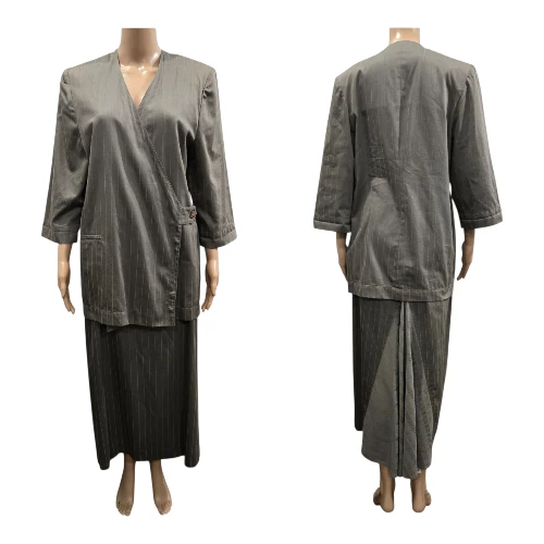 Marc Cain Vintage Pinstripe Skirt & Blazer Set Size S(4-6) - photo 5