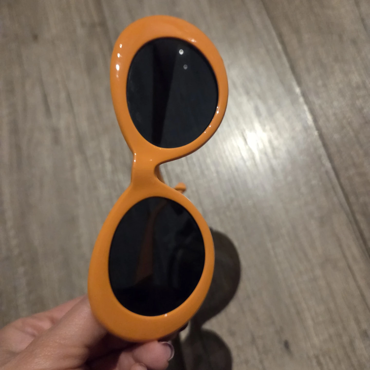 Orange oval sunglasses - photo 3