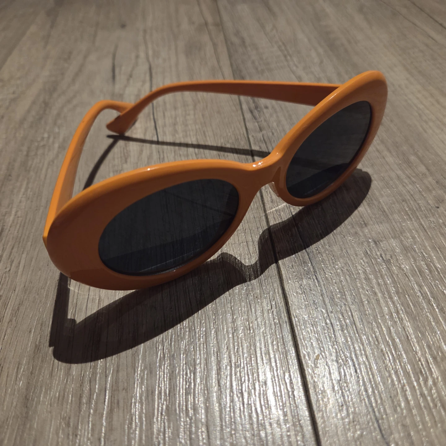 Orange oval sunglasses - photo 4
