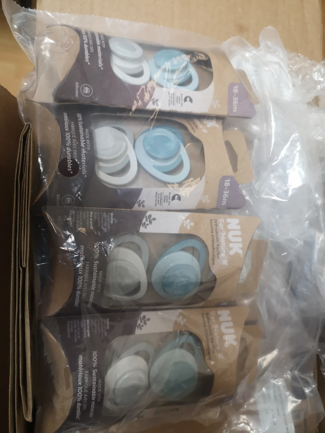 BN baby pacifiers