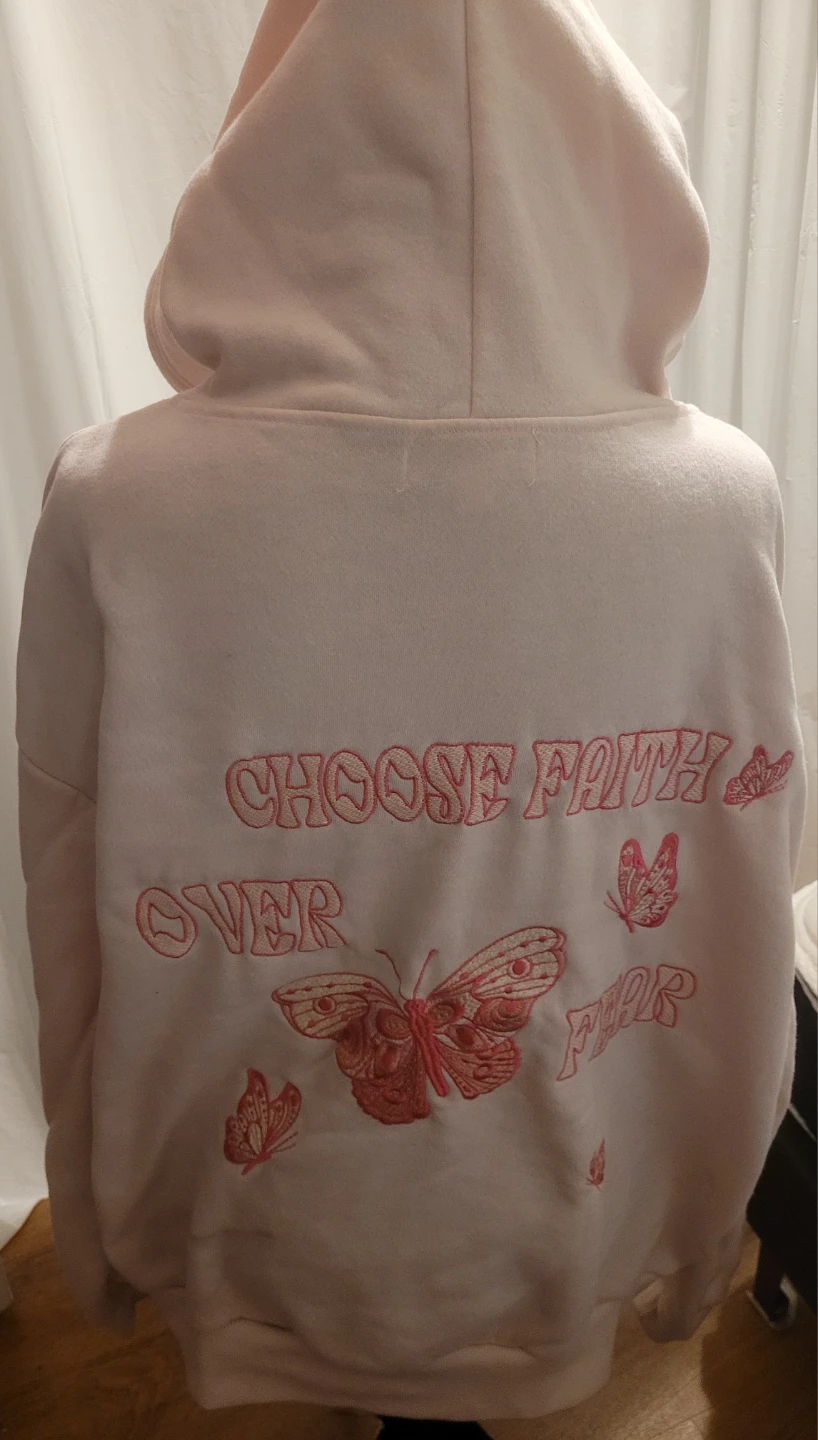 Pink Butterfly Hoodie - photo 2