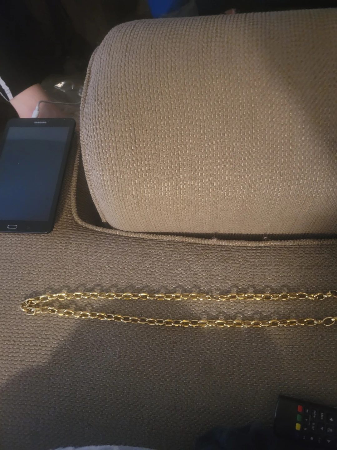Gold Coloured  Chain Necklace