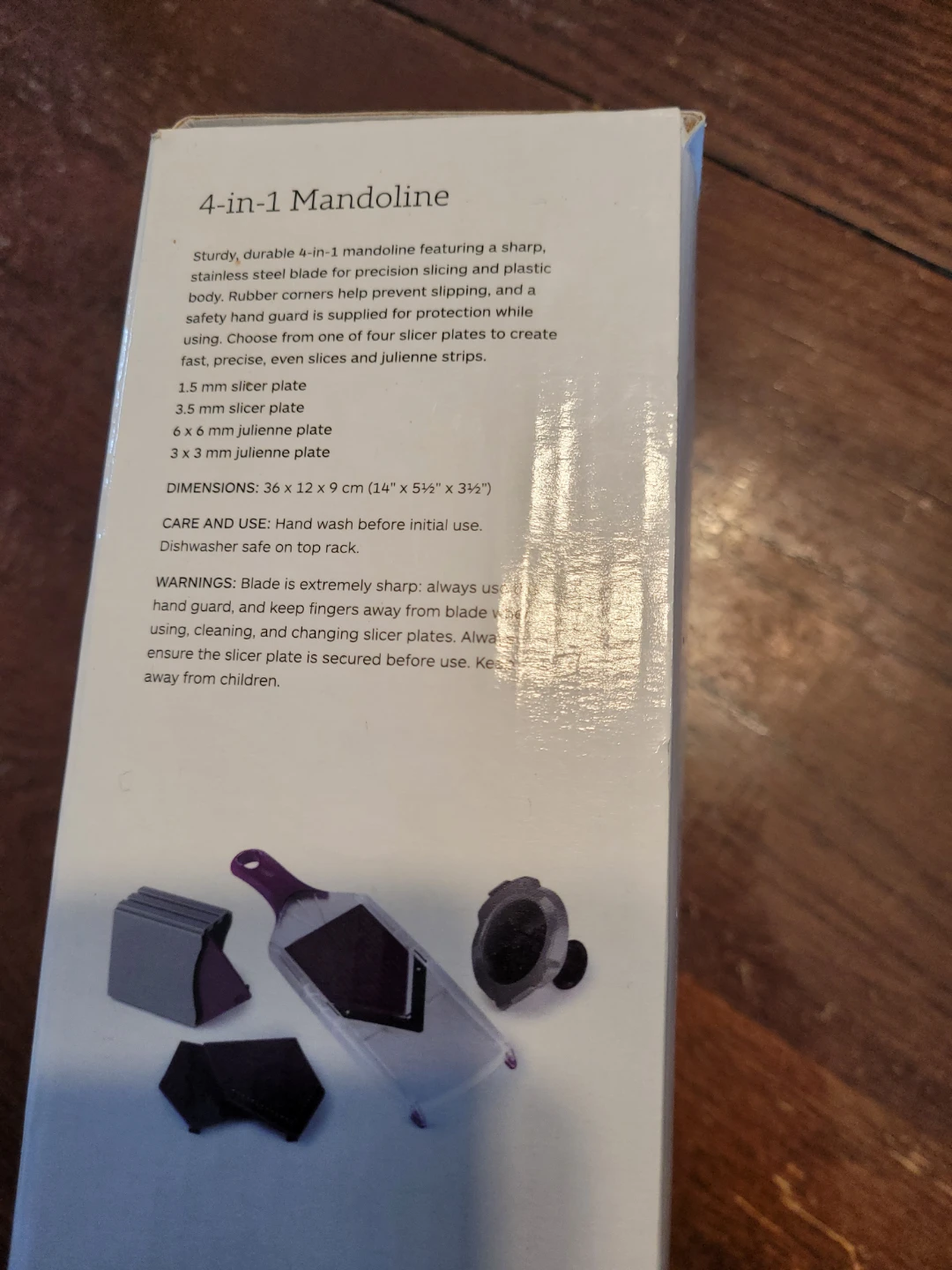EPICURE 4-in-1 Mandoline Slicer - photo 2