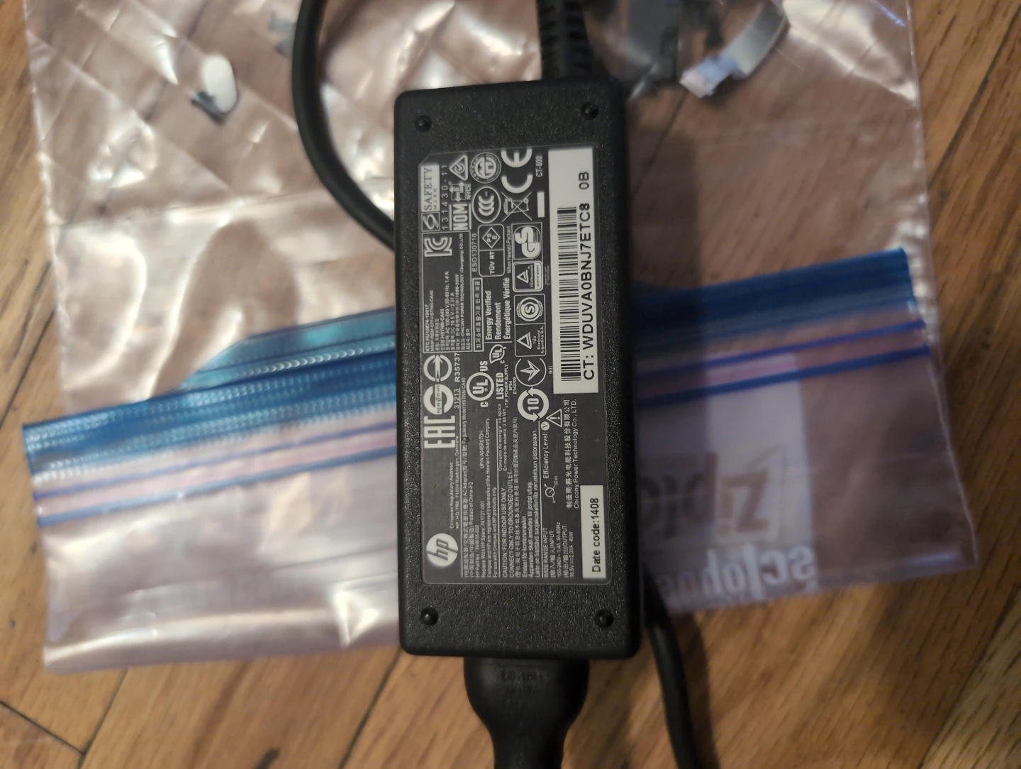 HP Laptop AC Adapter Power Supply