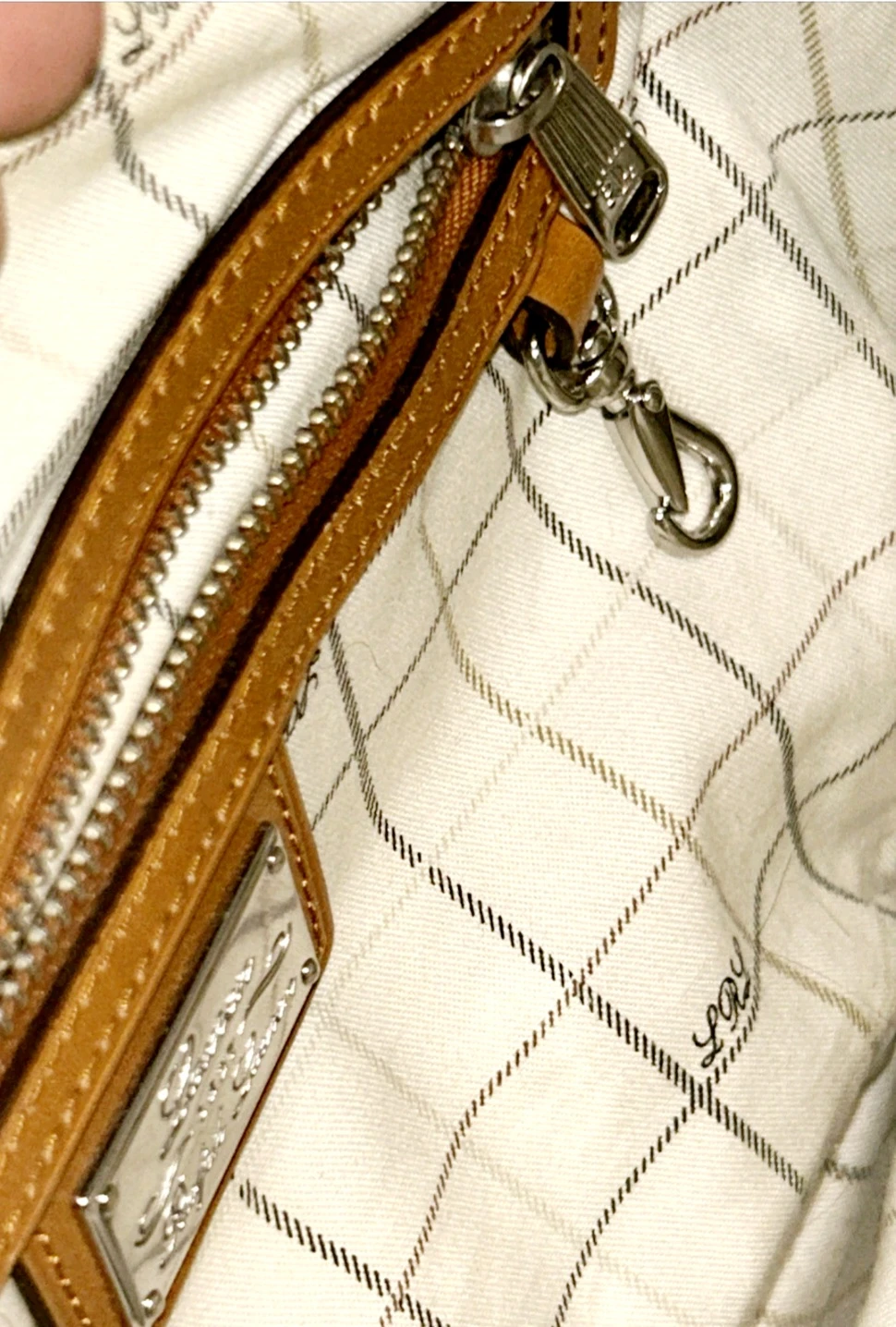 Lauren by Ralph Lauren Black Nylon & Leather Crossbody Bag - photo 4