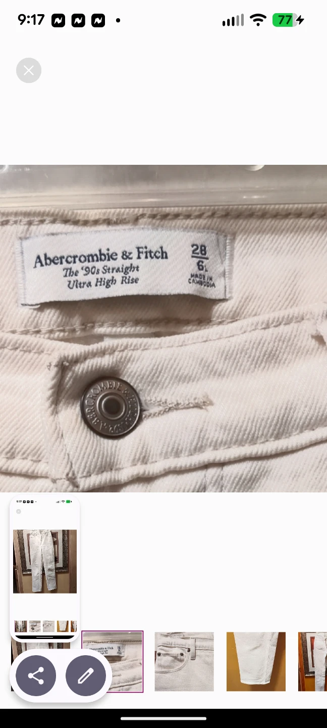 Abercrombie & Fitch High Rise Jeans - photo 2