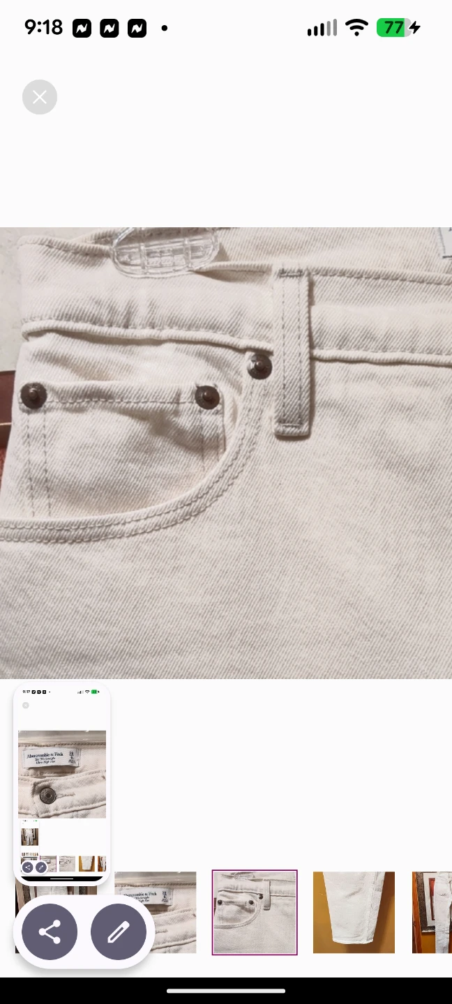 Abercrombie & Fitch High Rise Jeans - photo 3
