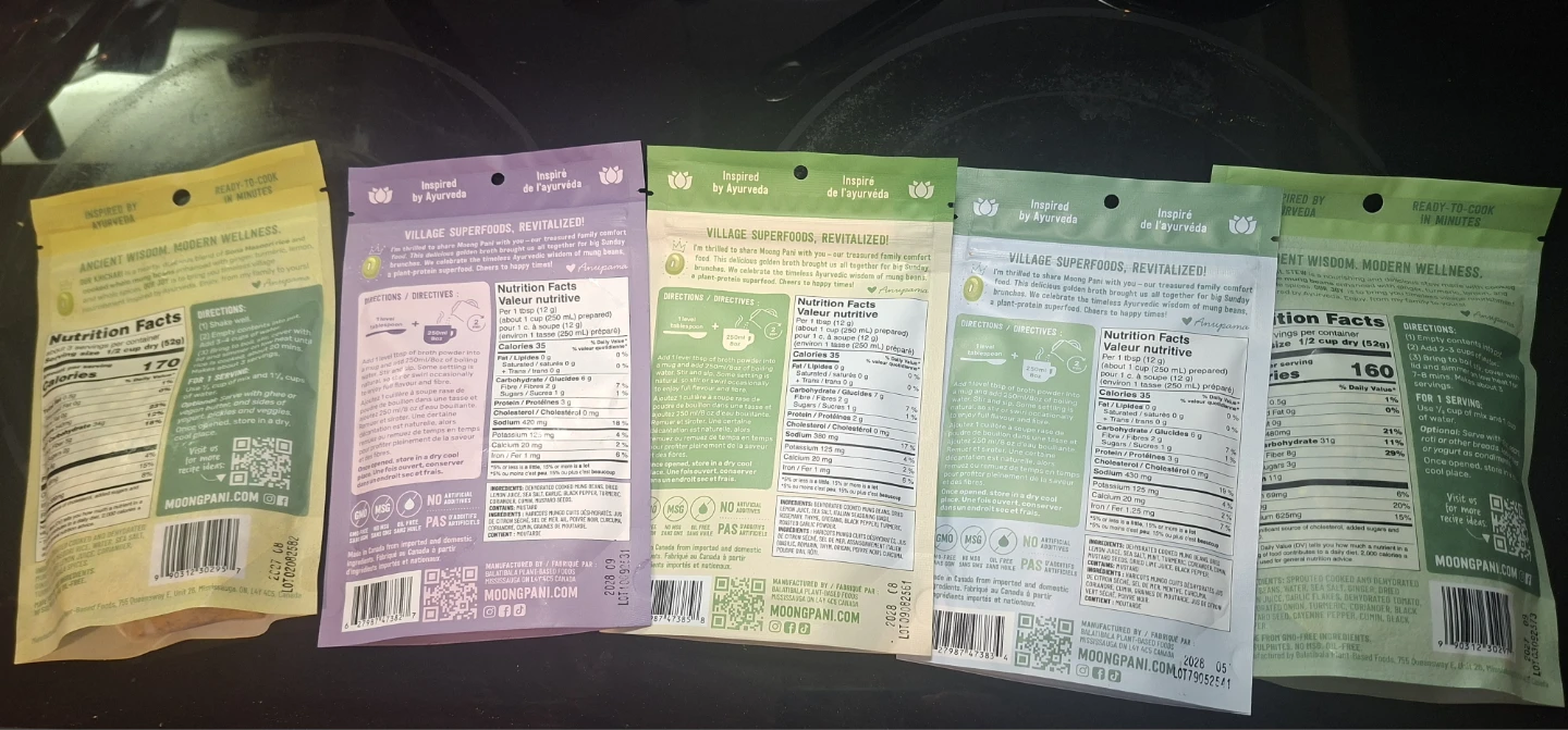 Moong Pani Sipping Broth & Stew Pouches (Variety Pack x5) - photo 4