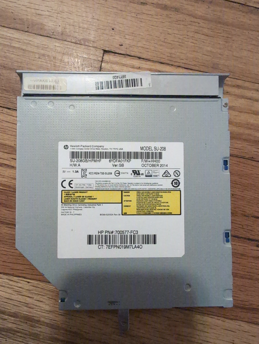 HP SU-208GB/HPMHF Optical Drive