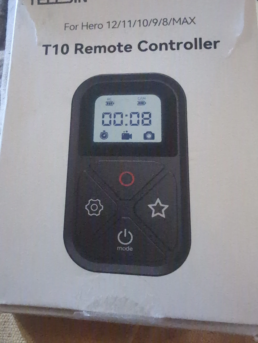 TELLSIN T10 Remote Controller for GoPro Hero