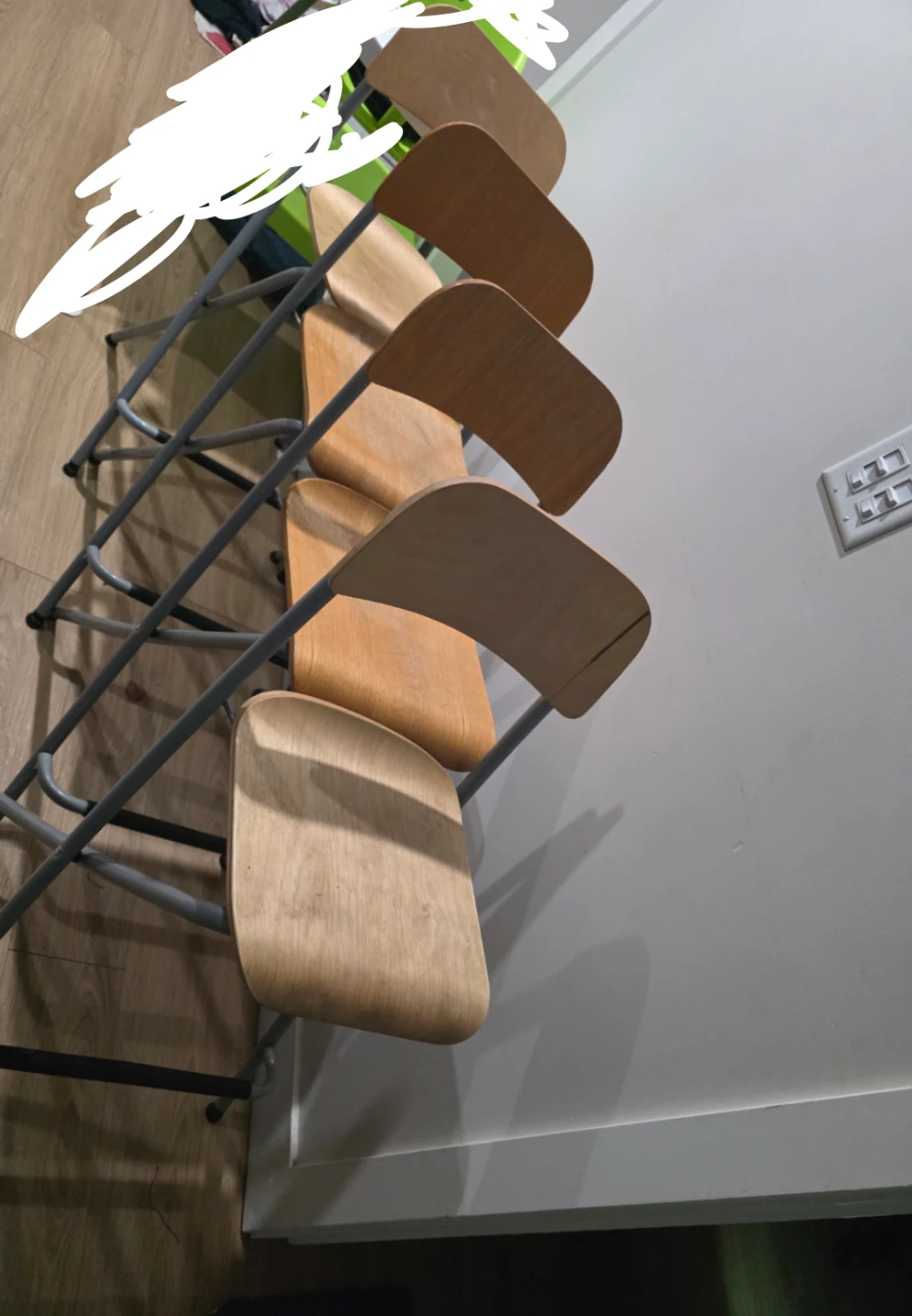 Set of 4 Folding Chairs - photo 2