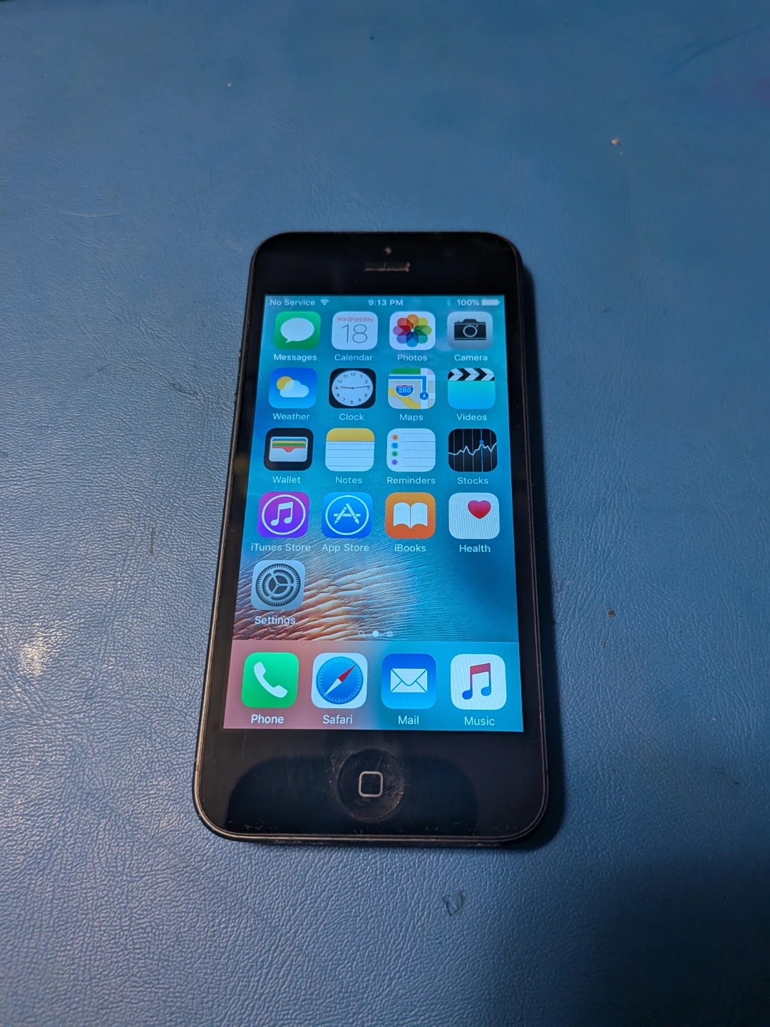 iPhone 5 on iOS 9.2, new battery