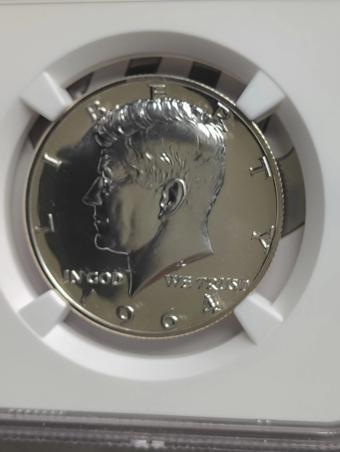 1964 50C Kennedy Half Dollar PF 68 NGC Graded Coin - photo 3