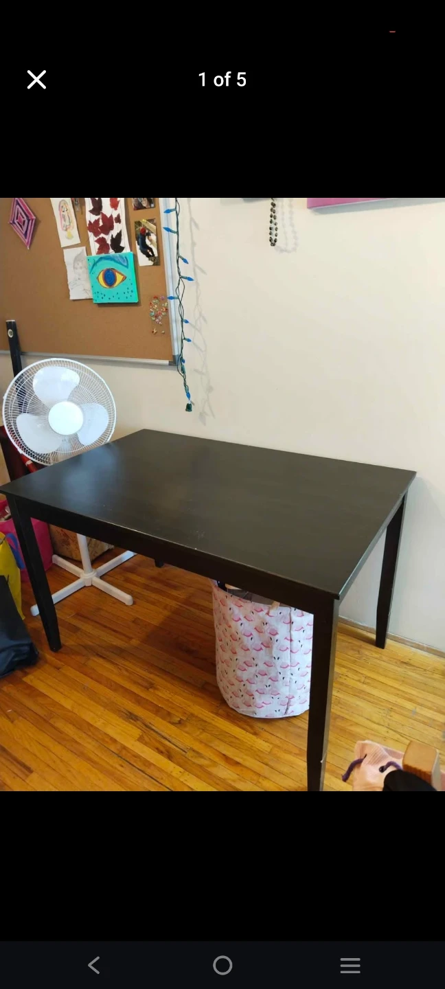 Dark Brown Dining Table