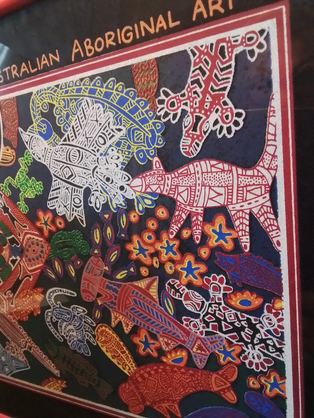 Australian Aboriginal Art by Andrew Williams 18.5x11.75" - photo 4