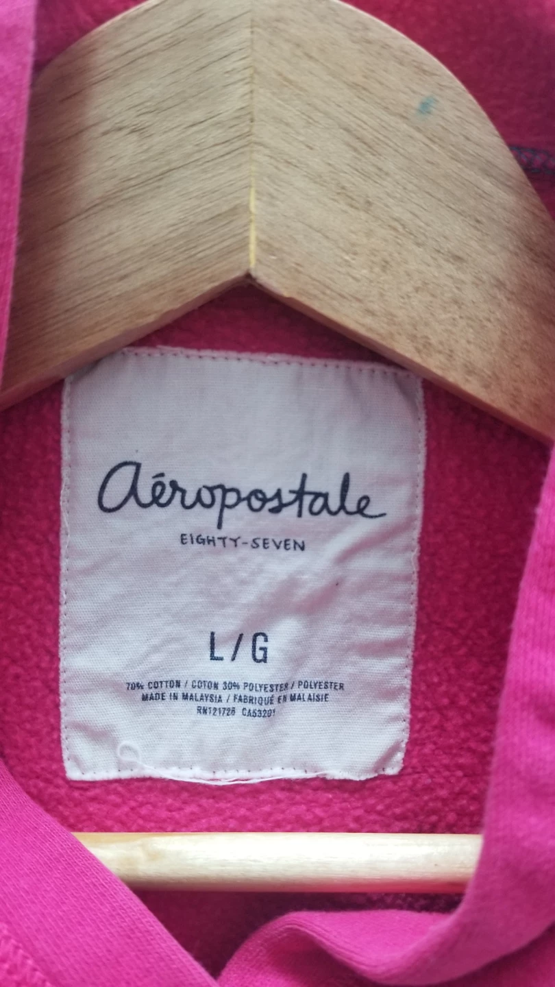 Aeropostale Women's Pink Hoodie Large&Sweatpants Small Set - photo 3