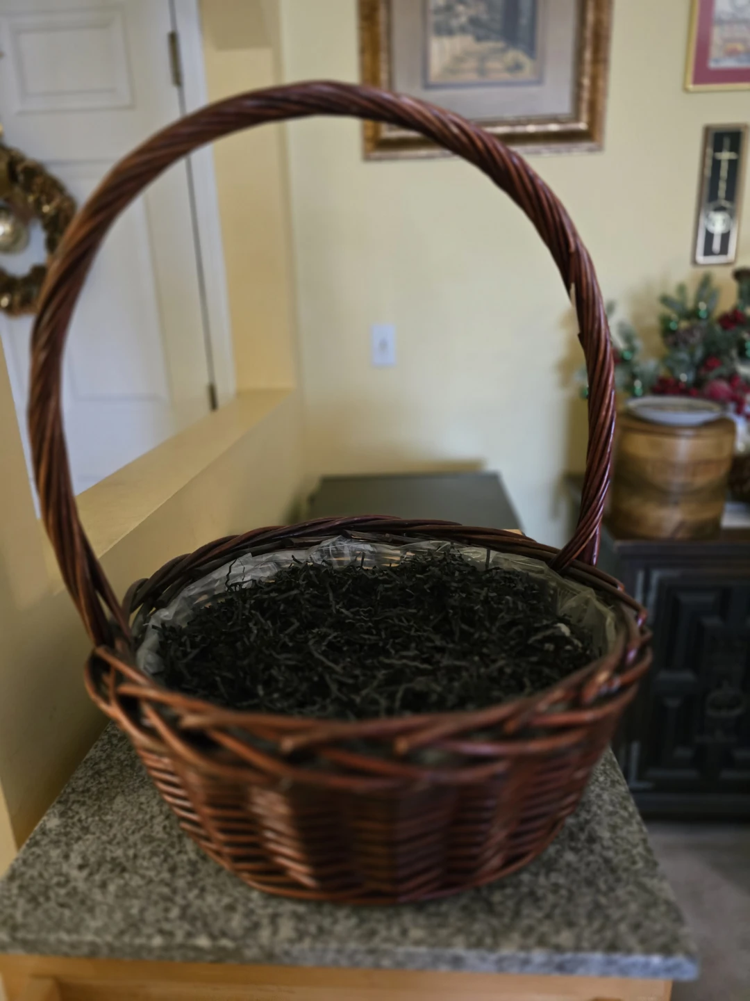 Woven Basket with Handle - photo 2