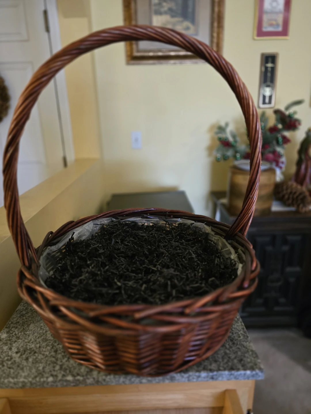 Woven Basket with Handle - photo 4