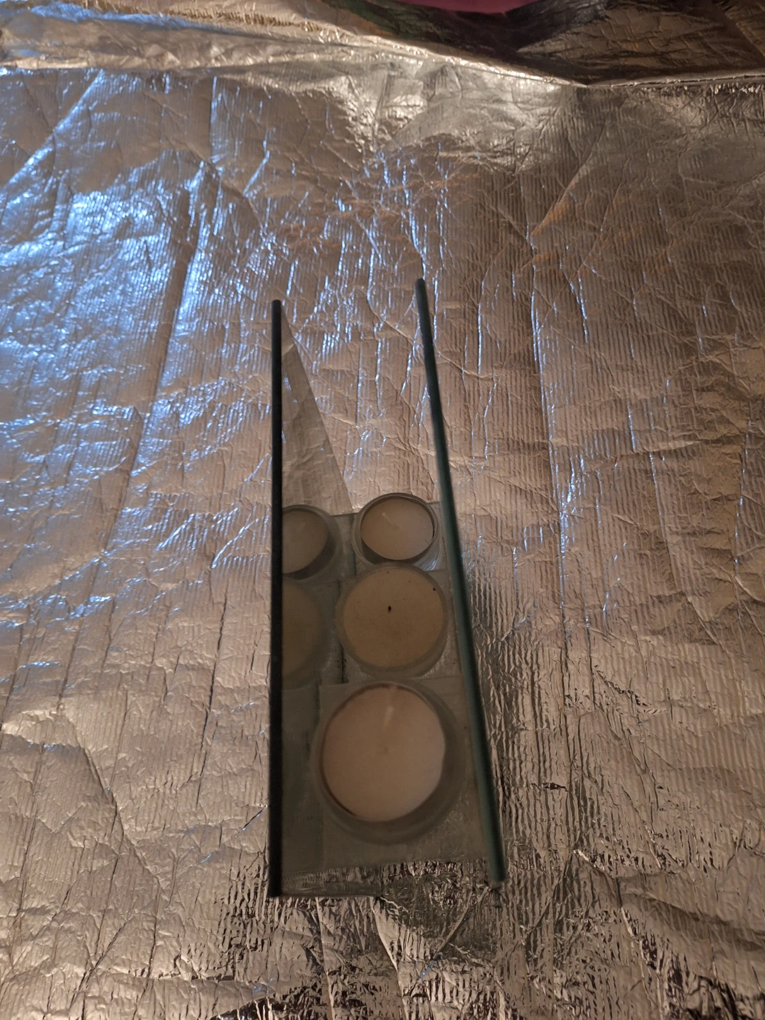 Glass Tealight Holder with "Love as Often as You Can" Decal - photo 3
