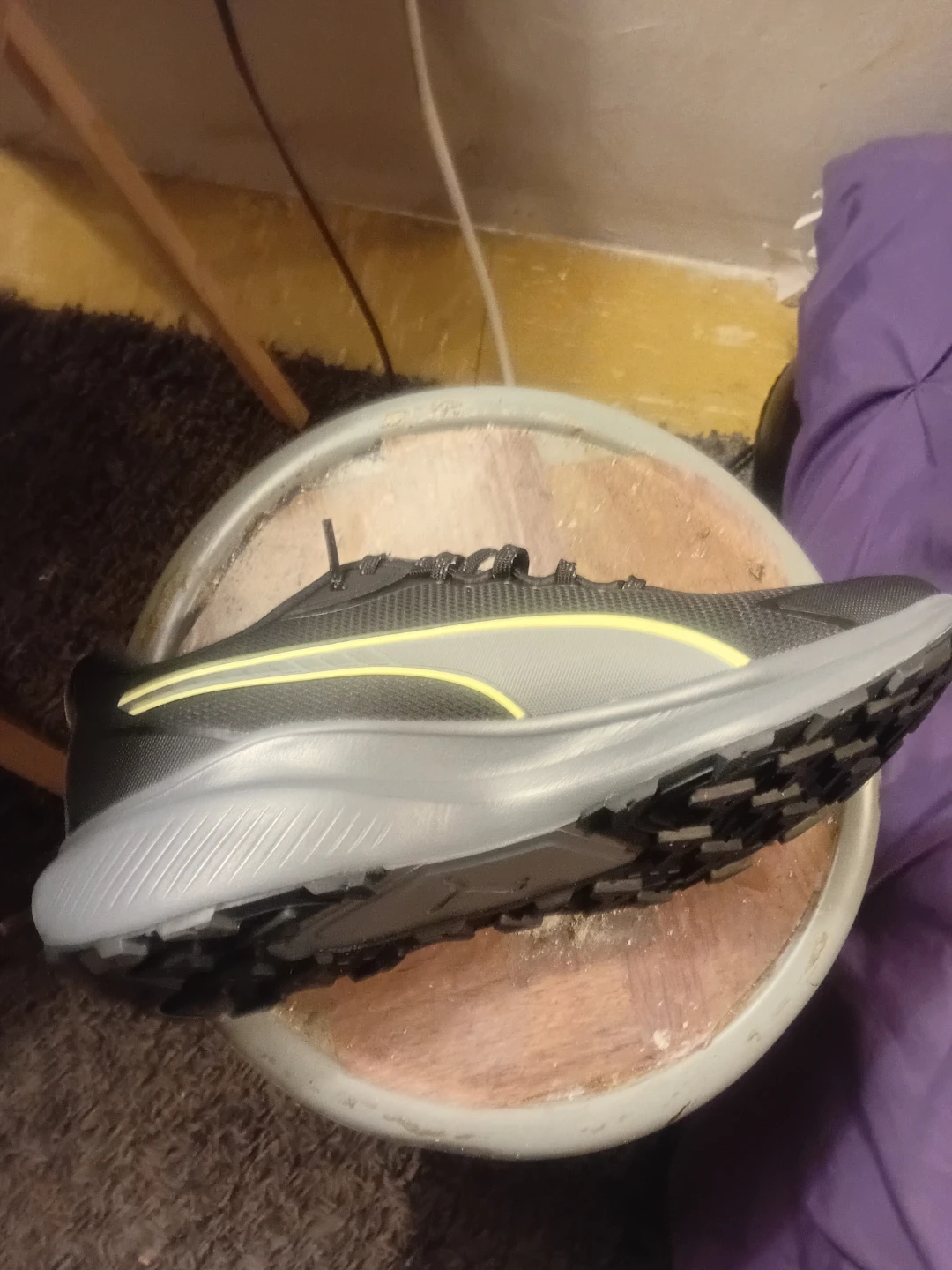 Puma Running Shoes - Grey/Yellow - photo 2
