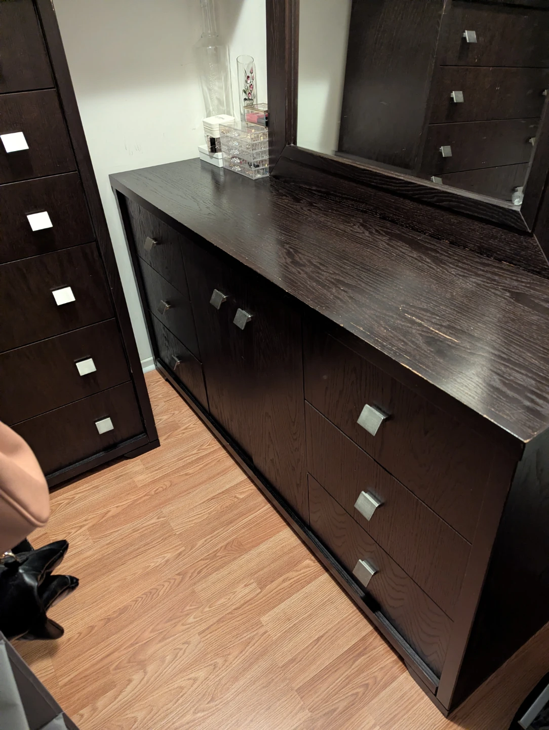 Dark Wood Dresser Set - photo 2