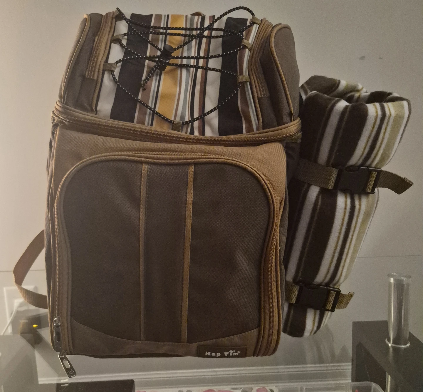Picnic Backpack Set with Blanket