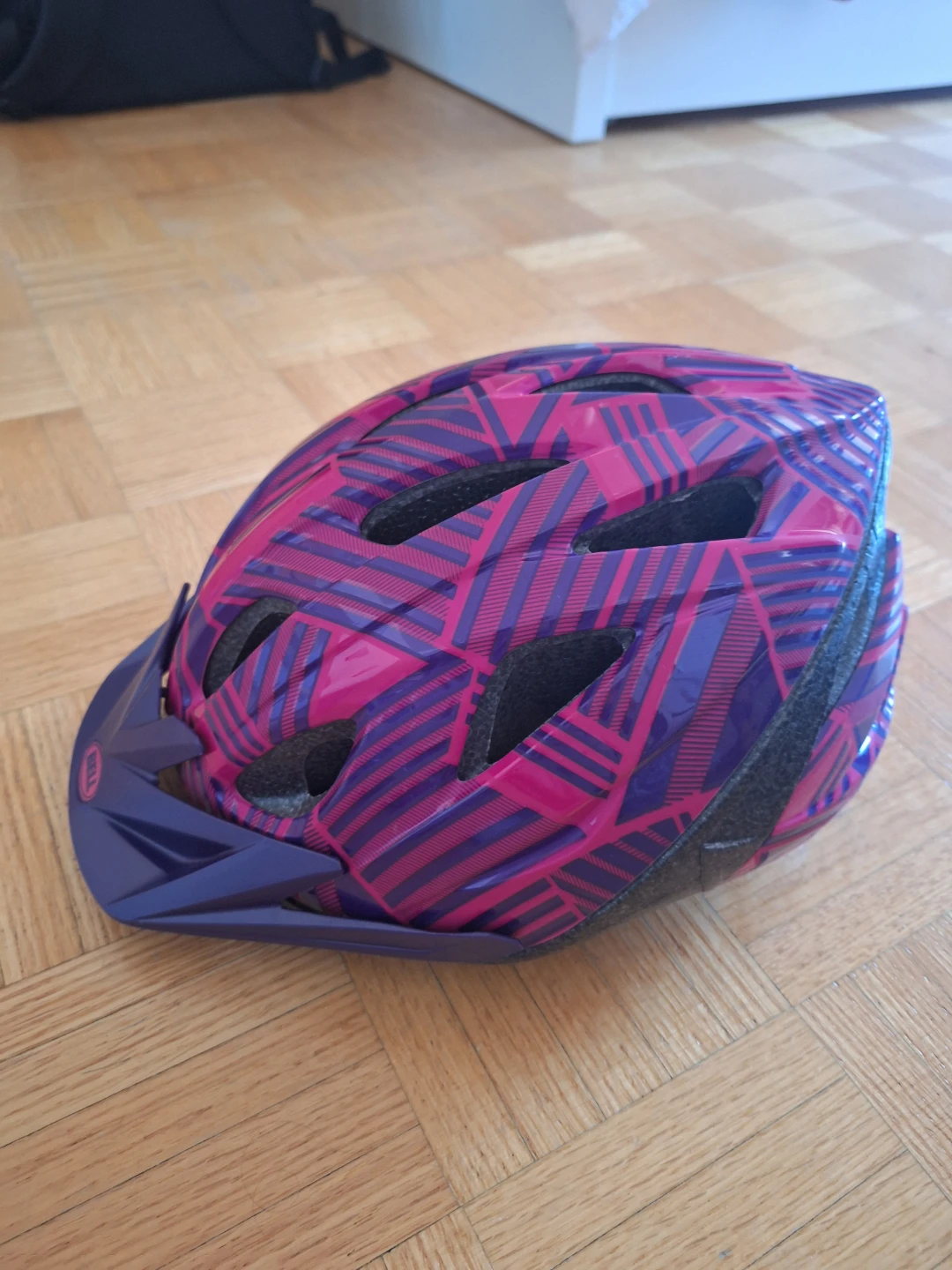 Kids' Bicycle Helmet - Pink/Purple Pattern - photo 2