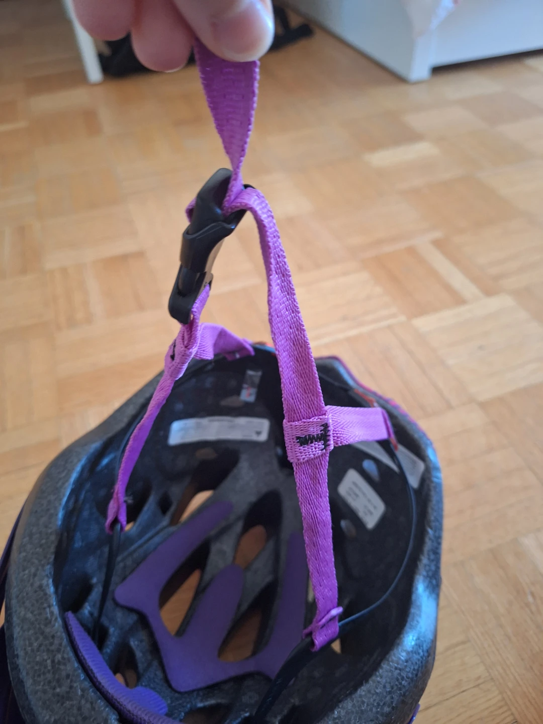 Kids' Bicycle Helmet - Pink/Purple Pattern - photo 4