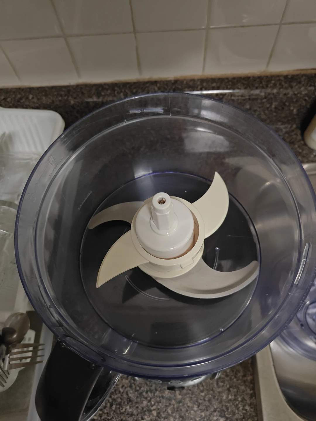 Kitchen Food Processor with S-Blade and Shredding Disc - photo 3