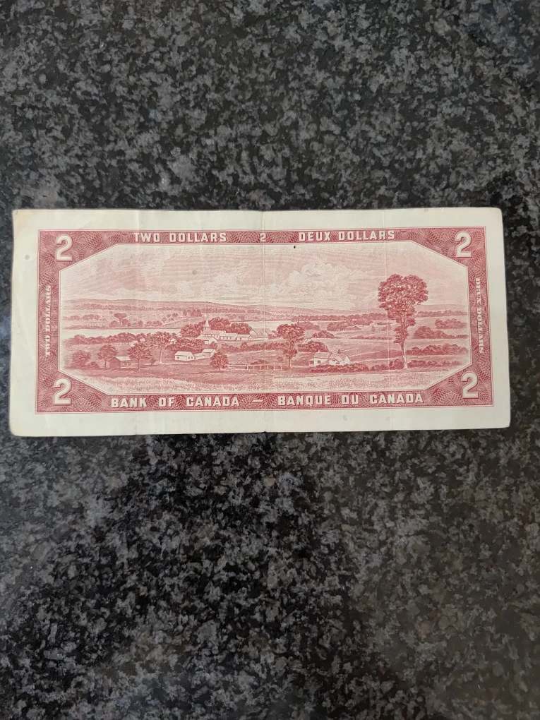 Canadian $2 bill (1954) - photo 2