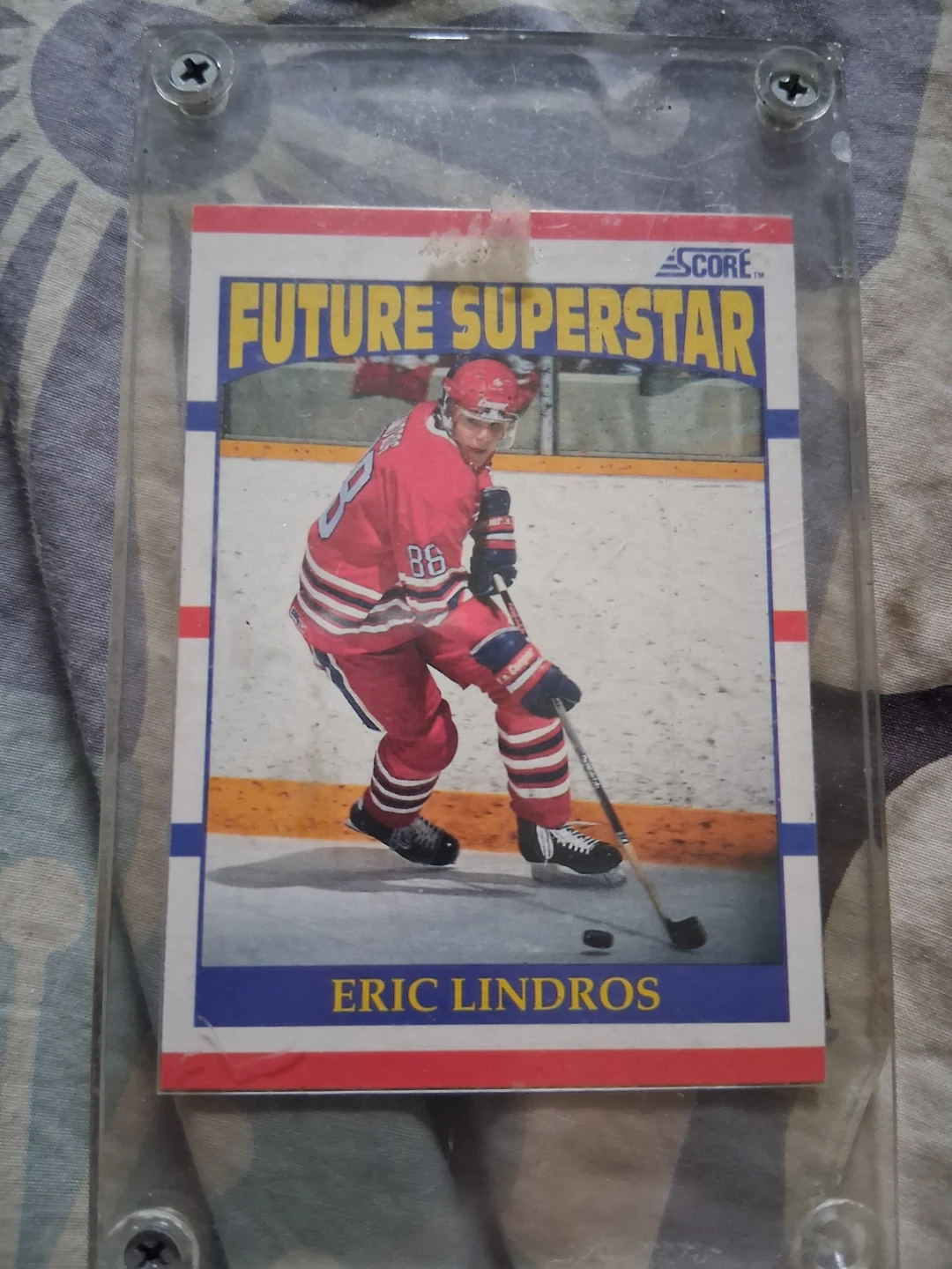 Score Future Superstar Eric Lindros Hockey Card