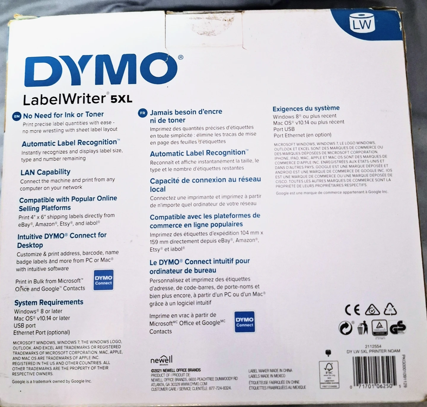 DYMO LabelWriter 5XL Shipping Label Printer - photo 2
