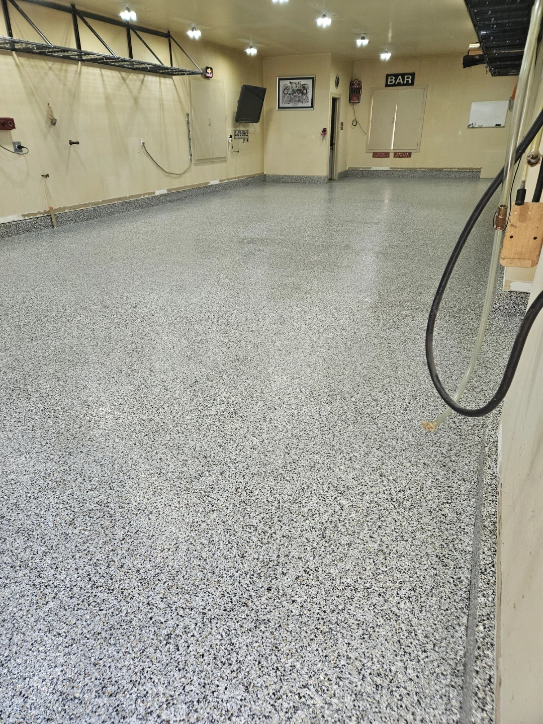 Flake Epoxy Flooring System for Garage or Basement - photo 3