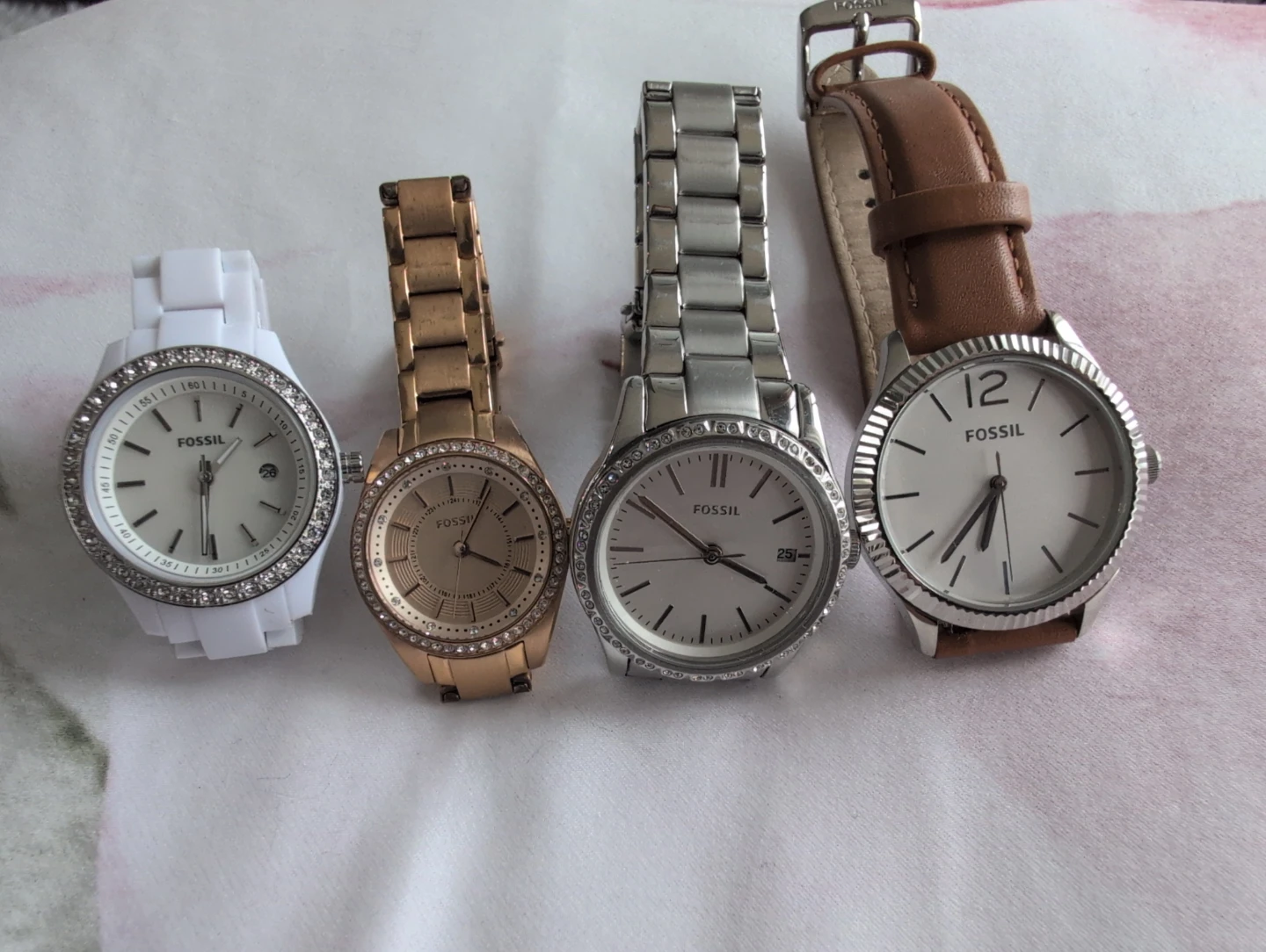 Four Fossil Women's Watches $300 ($60 each)